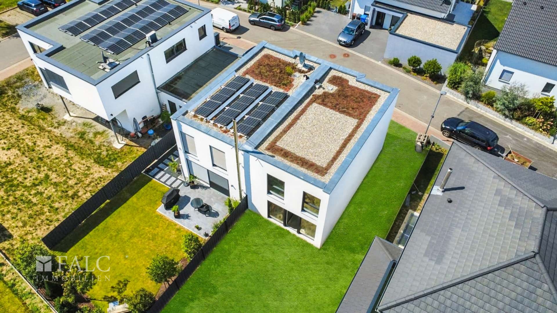 Flachdach für Solarpaneele